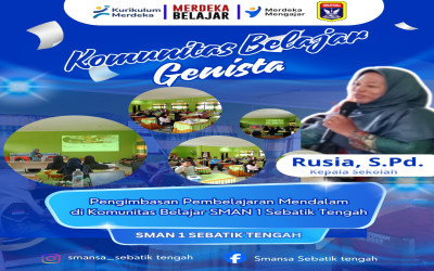 KEPALA SMAN 1 SEBATIK LAKSANAKAN PENGIMBASAN PEMBELAJARAN MENDALAM